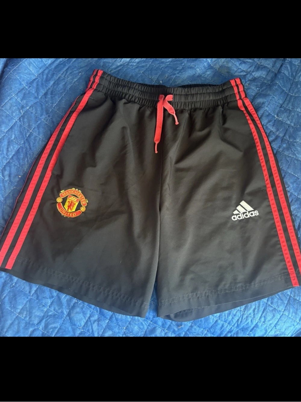 Adidas Manchester United Authentic Home Soccer Football Shorts 2023 SZ.S